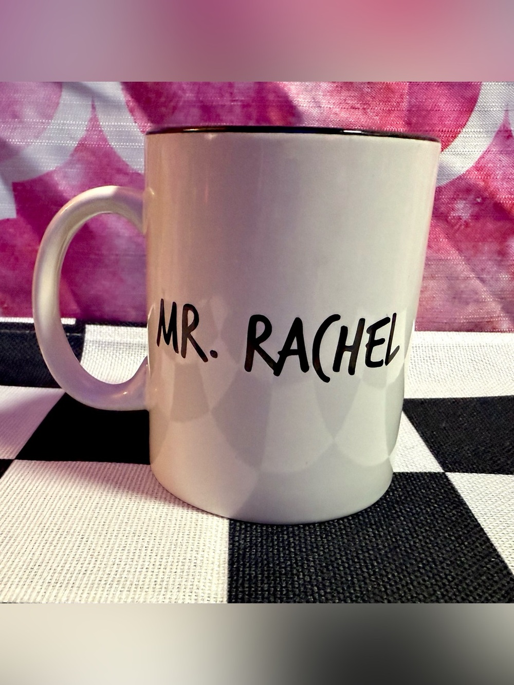 FRIENDS tv show Mr Rachel Whiskers Mug